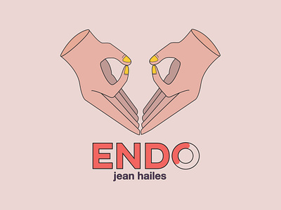 Endo branding design endo endometriosis health health logo illustrator jean hailes logo logo design organisation logo