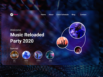 Music web home page