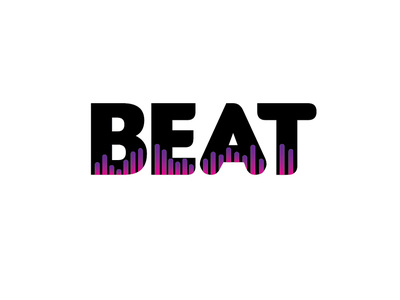 Beat branding design logo typography