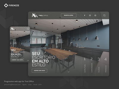 Progressive web app design and code for Tirol Office