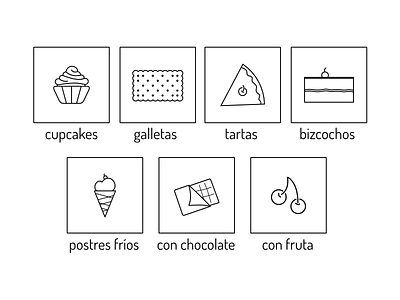 Iconos para Recetas de Postres icono icons linktomedia recetas recipes