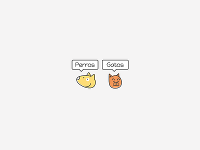 Dog and cat icon