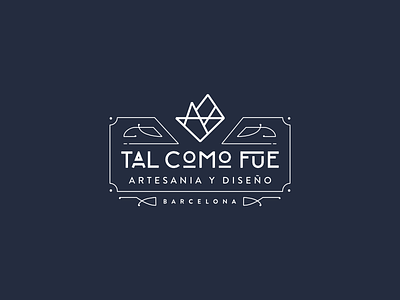 Art Déco Logo for TAL COMO FUE art déco brand logo redisign value proposition