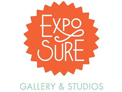 Exposure Gallery & Studios branding gallery logo studios typography