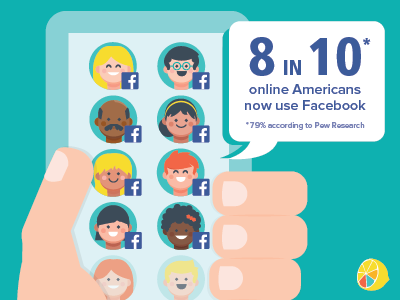 The Facebook Club characters communication dataviz facebook friends hand illustration network people phone social stats