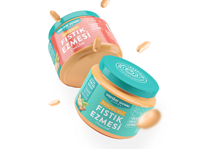 Peanut butter packaging and label design branding design graphic design label packaging