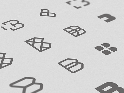 Block Visual logo sketches branding design graphic design logo sketches