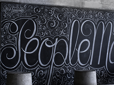 People Matter chalk lettering hand lettering lettering matter people type typography