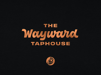 The Wayward Branding handlettering identity lettering logo logotype script
