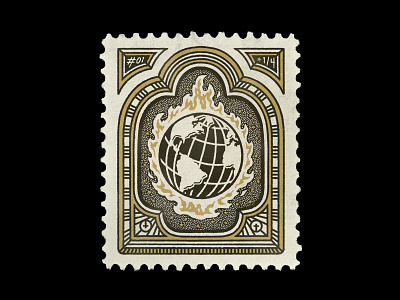 𝔇𝔢𝔞𝔱𝔥𝔴𝔦𝔰𝔥 NFT — 01/04 art cryptoart illustration missal nft stamp stamp design