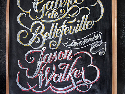 Jason Walker Book Cover - Final chalk lettering design hand lettering illustration lettering type typography