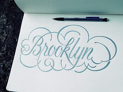 Brooklyn Sketchin' design handlettering illustration lettering motivation type typography