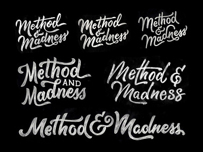 Method & Madness! by Scott Biersack on Dribbble