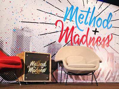 Method & Madness Conference conference hand lettering lettering type typography vector