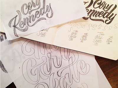 Chicago Lettering by David J Sorrell on Dribbble