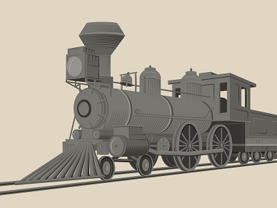 Train Vector design holy shit this took hours illustration train vector