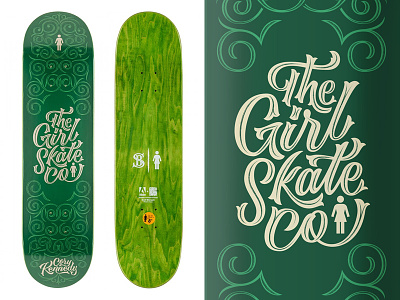 Girl / Cory Kennedy Deck cory kennedy deck design girl girl skateboards lettering skateboard type typography