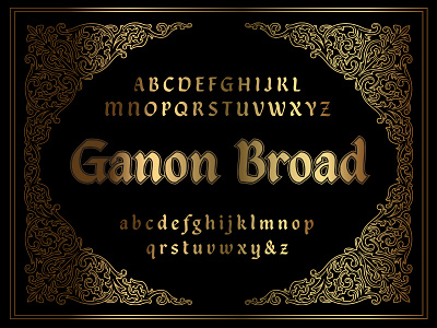 Ganon Broad type type design typeatcooper typography