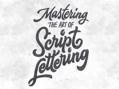 Script Lettering hand lettering illustration lettering script type typography