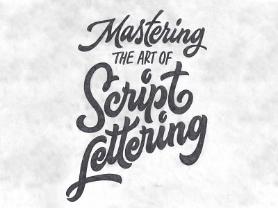 Script Lettering