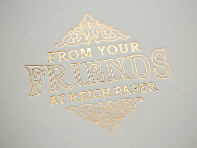 Reich Paper - New Years Card - Inside