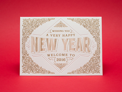 Reich Paper - New Years Card - Outside