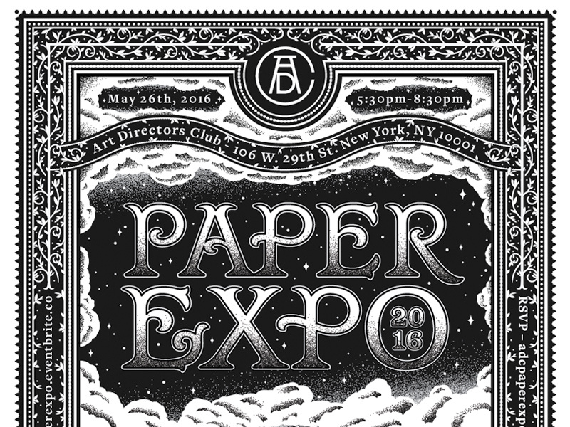 Paper Expo Invite by Scott Biersack on Dribbble