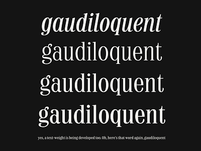 Typeface Specimen