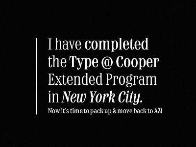 Type At Cooper ✅ custom type new york city type type design typography
