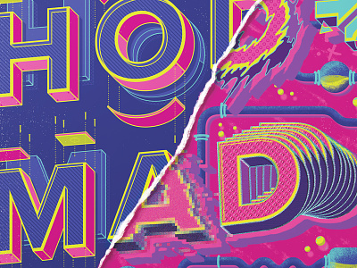 Method & Madness design illustration madness method poster type typography