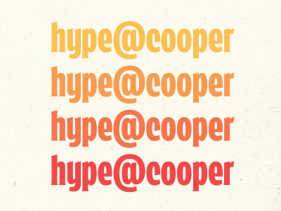 Learning & Drawing Type@Cooper