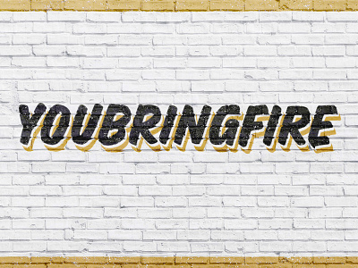 youbringfire_09 design identity illustration lettering logotype type typography wordmark