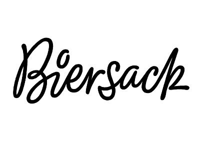 BEERSACK beers freehandlettering lettering signature type typography