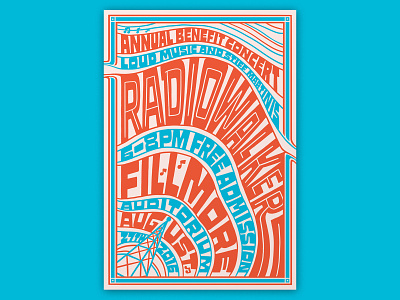 Atlassian – Radiowalker Poster fillmore handlettering illustration lettering poster poster design radiowalker type typography