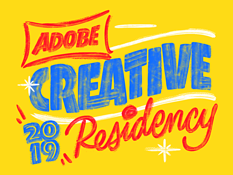 Adobe Residency Proposal handlettering lettering script sign painting type typography