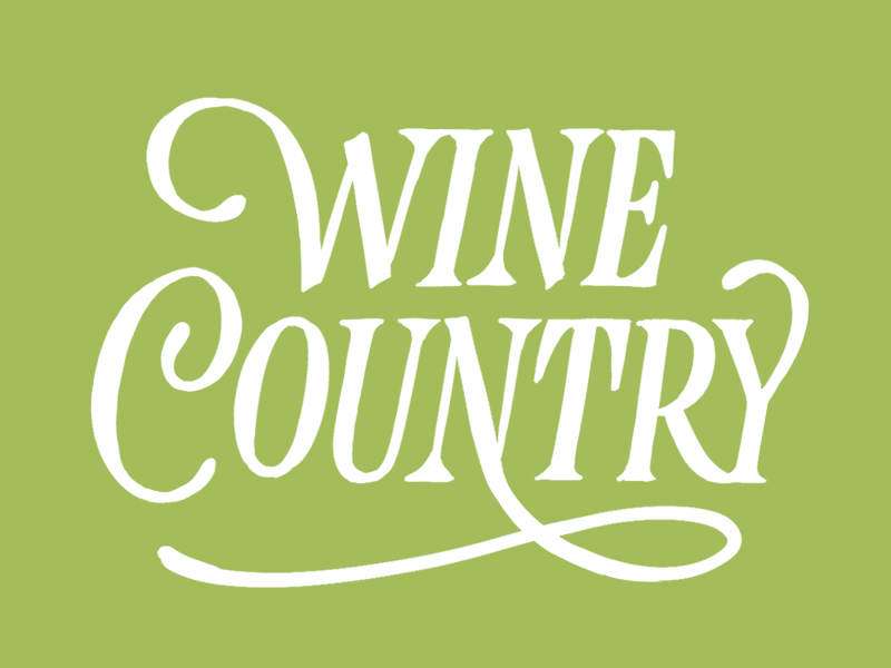 Wine Country Movie Titles amy poehler handlettering lettering movie movie title netflix script type typography