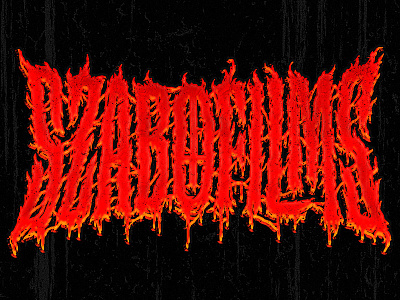 Szabo Films Metal Logo handlettering lettering metal band metal logo type typography