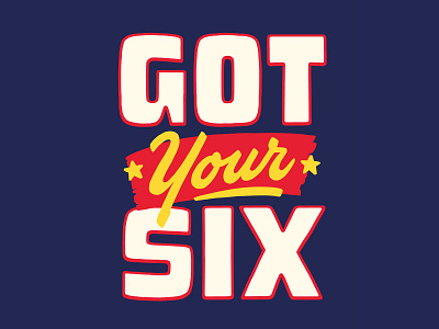 Facebook — Got Your Six facebook got your six handlettering lettering type typography