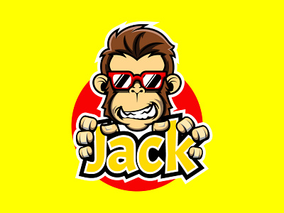Jack The Monkey adobe art brand character design graphic design illustration illustrator logo vector