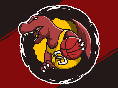 The Rex adobe character design graphic design illustration illustrator logo mascot mascot design mascot logo t rex vector