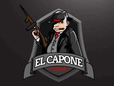 El Capone adobe character design graphic design illustration illustrator logo mascot mascot character mascot design vector