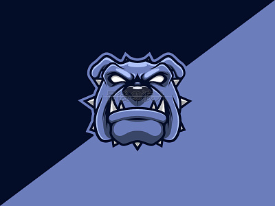 Blue Dog character design graphic design illustration illustrator logo mascot mascot design mascot logo vector