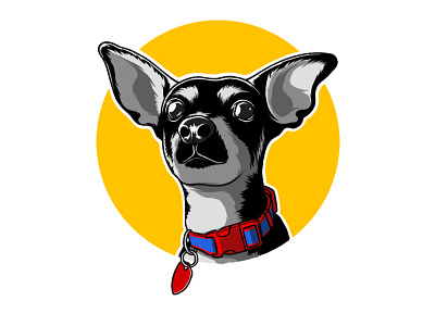 a Dog branding character design graphic design illustration illustrator logo vector