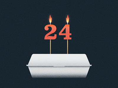 Happy Birthday birthday candles fire food illustration numbers texture vector