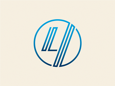Four 36daysoftype 4 blue design gradient illustration lines logo number type vector