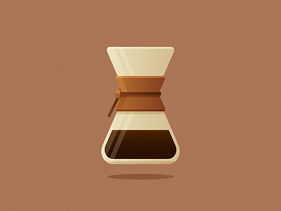 Chemex chemex coffee gradient icon icons illo illustration vector
