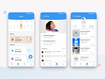 Healthcare app application design diagnosis health healthcare healthcare app medical medications mobile patients pharmacy schedule ui user experience