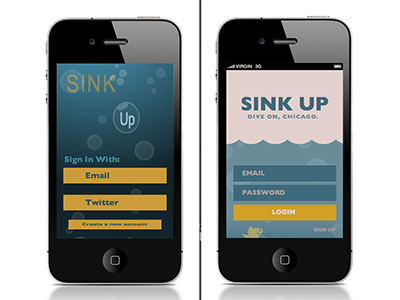 SinkUp app ios loadscreen