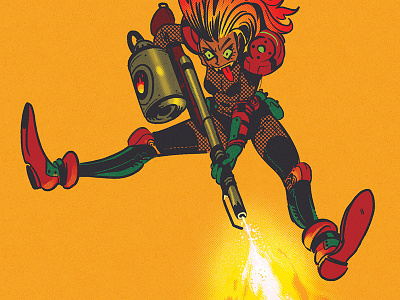 Fire art comic graphic illustration