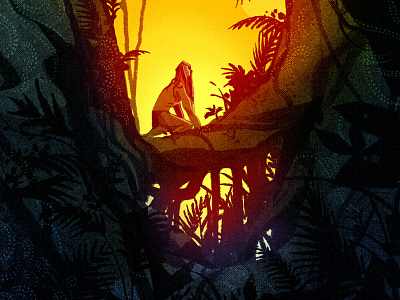 Tarzan art atmosphere design illustration landscape